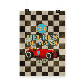 Plakat Heures Du Mans 24