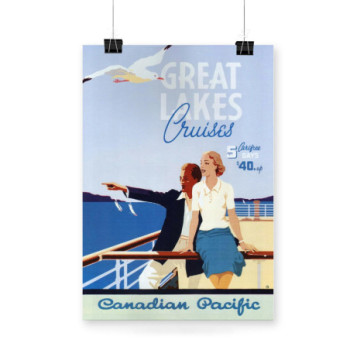 Plakat Great Lakes Travel
