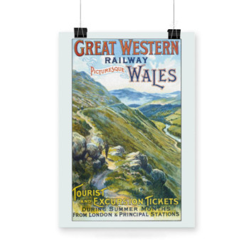 Plakat Great Western Railway Wales