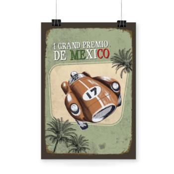 Plakat Grand Premio De Mexico