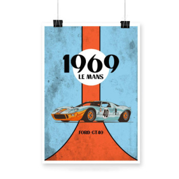 Plakat Le Mans 1969