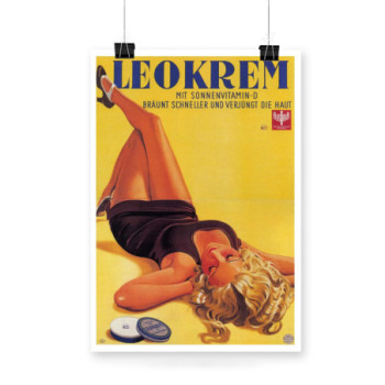 Plakat Leokrem 1934s