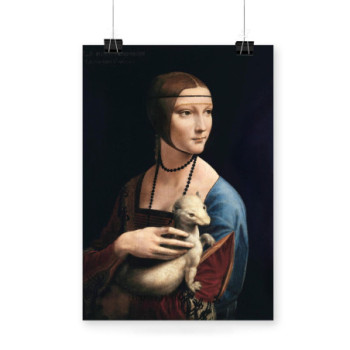Plakat Lady with an Ermine