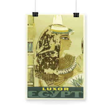Plakat Luxor Egypt Travel Poster 1950s