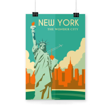 Plakat New York The Wonder City