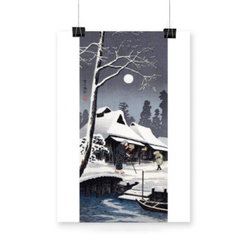 Plakat Moonlight on Snow