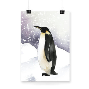 Plakat Penguin in the snow