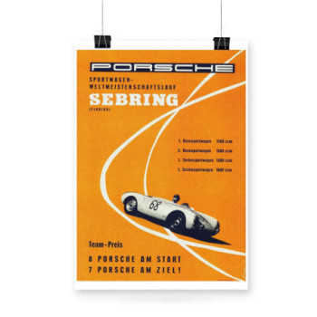 Plakat Porsche Sebring