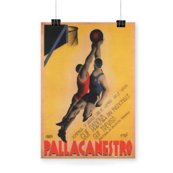 Plakat Pallacanestro Italian Sport 1934s