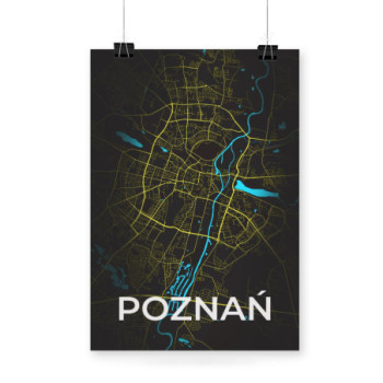 Plakat Poznań Night Lights