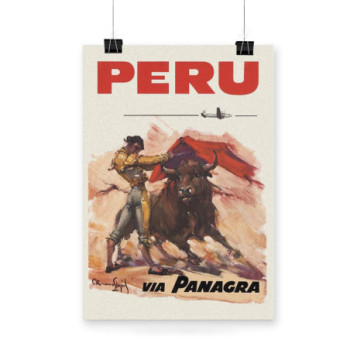 Plakat Peru Via Panagra