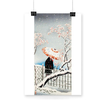 Plakat Plum Tree in Snow