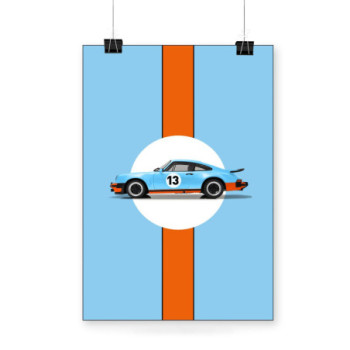 Plakat Porsche Gulf 2
