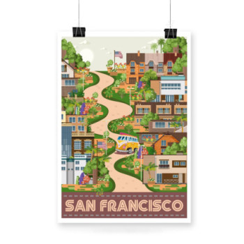 Plakat San Francisco street