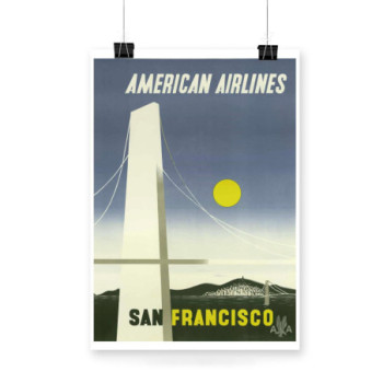 Plakat San Francisco Travel Poster 1948s