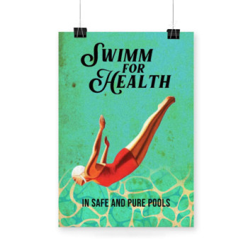 Plakat Swim For Health