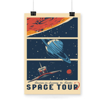 Plakat Space tour