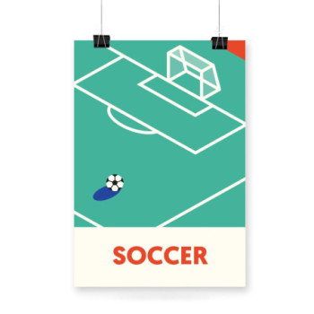 Plakat Soccer