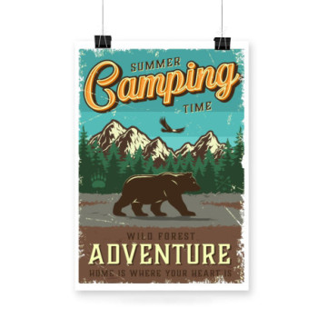 Plakat Summer Camping