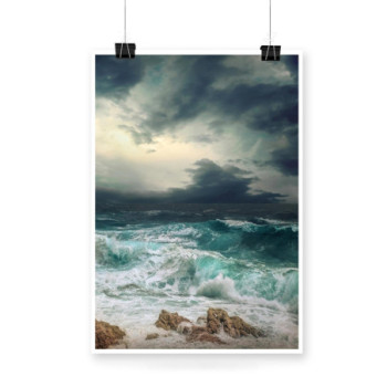Plakat Stormy sea