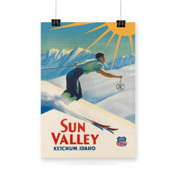 Plakat Sun Valley Ketchum, Idaho